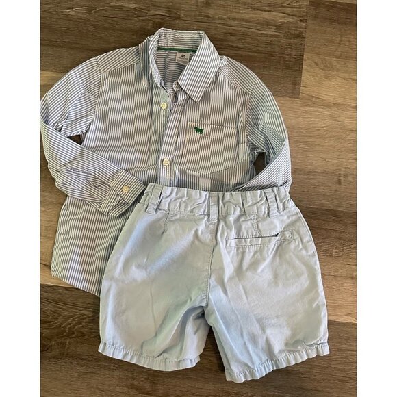 Seersucker Lightblue outfit bundle size 4/5 - Picture 2 of 2